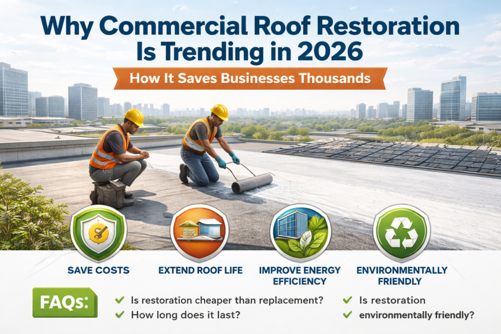 Commercial Roof restoration