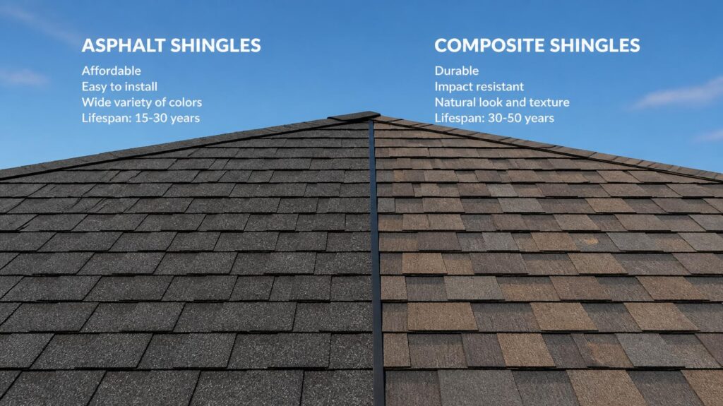 asphalt vs composite shingles